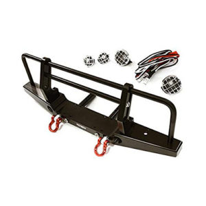 Realistic Front Alloy Bumper w/ LED for Traxxas TRX-4 w/ 43mm Mount